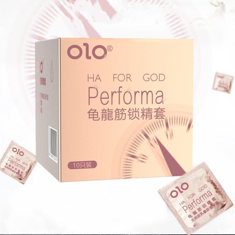 OLO Kondom Hyaluronic Acid Ultra Tipis 001 Condom - 10 pcs(1 box) - GOD Performa