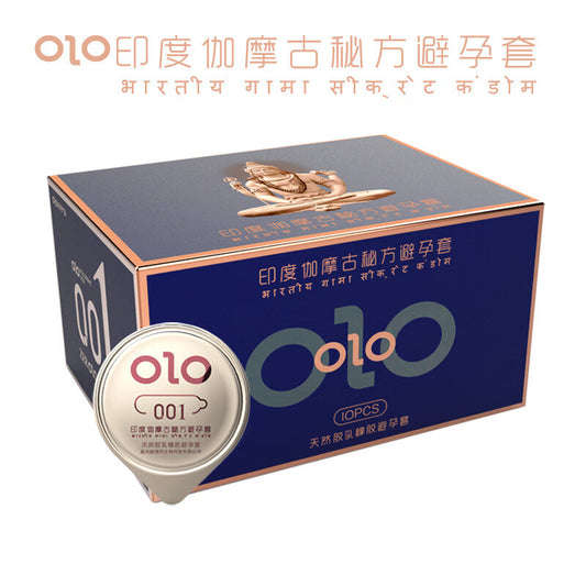 OLO Kondom Hyaluronic Acid Ultra Tipis 001 Condom - 10 pcs(1 box)