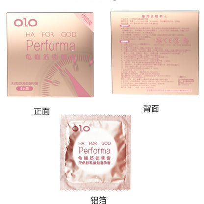 OLO Kondom Hyaluronic Acid Ultra Tipis 001 Condom - 10 pcs(1 box) - GOD Performa